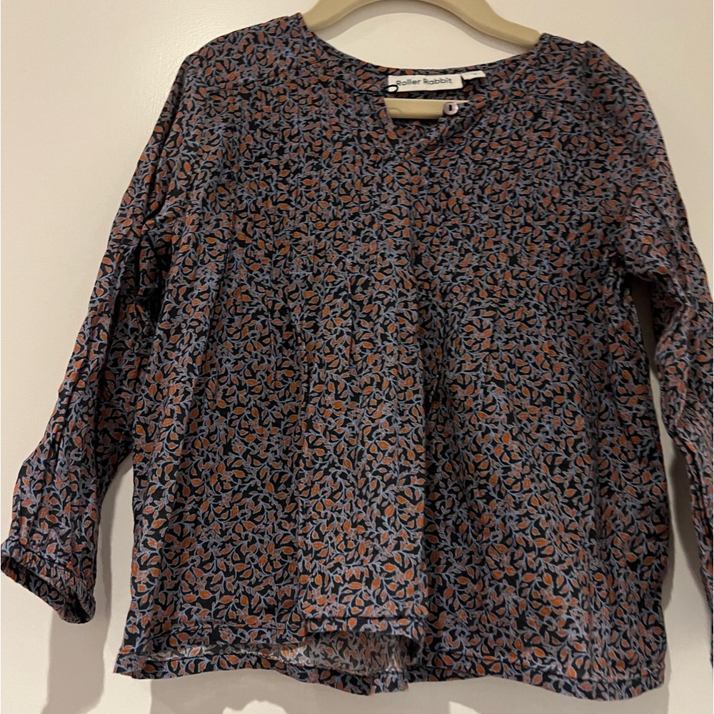Roller Rabbit Floral Top - Size 6